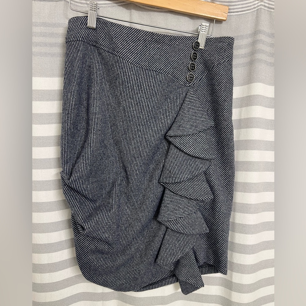 Eva Franco NWT Size 2 navy gray wool (runs big)
